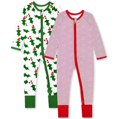Bramble & Bear 2er-Pack Kleinkind- und Baby-Schlafanzüge für Jungen und Mädchen – Bio-Baumwolle Baby-Nachtwäsche – Mit durchgehendem Reißverschluss Bramble & Bear 2er-Pack Kleinkind- und Baby-Schlafanzüge für Jungen und Mädchen – Bio-Baumwolle Baby-Nachtwäsche – Mit durchgehendem Reißverschluss