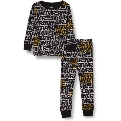 Amazon Essentials Disney Marvel Star Wars Jungen Eng anliegende Baumwoll-Schlafanzüge, Star Wars Logo Baby And Kids, 10 Jahre Amazon Essentials Disney Marvel Star Wars Jungen Eng anliegende Baumwoll-Schlafanzüge, Star Wars Logo Baby And Kids, 10 Jahre
