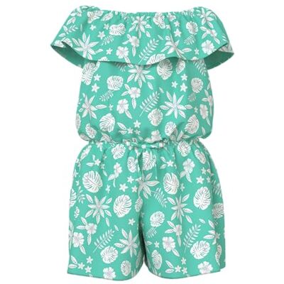 NAME IT Mädchen Nkfvinaya Ss Playsuit Fffff Noos, Bermuda, 158 cm NAME IT Mädchen Nkfvinaya Ss Playsuit Fffff Noos, Bermuda, 158 cm