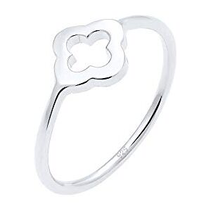 Elli Ring Damen Kleeblatt Glücksbringer Luck in 925 Sterling Silber Elli Ring Damen Kleeblatt Glücksbringer Luck in 925 Sterling Silber