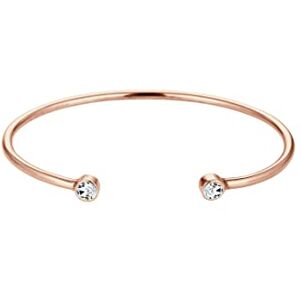 Elli Armband Damen Armreif offen Geo Kreis Trend mit Kristallen in 925 Sterling Silber rosé vergoldet Elli Armband Damen Armreif offen Geo Kreis Trend mit Kristallen in 925 Sterling Silber rosé vergoldet