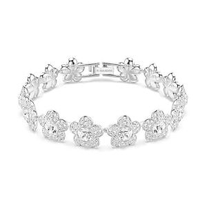 Swarovski x Ariana Grande Armband, Rundschliff, Blume, Weiß, Rhodiniert Swarovski x Ariana Grande Armband, Rundschliff, Blume, Weiß, Rhodiniert