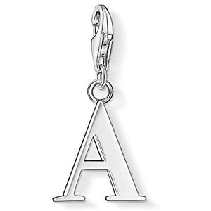 THOMAS SABO Damen Charm-Anhänger A Buchstabe Charm Club 925 Sterling Silber 0175-001-12 THOMAS SABO Damen Charm-Anhänger A Buchstabe Charm Club 925 Sterling Silber 0175-001-12