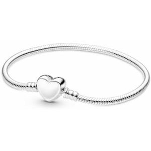 PANDORA Moments gravierbarer Herz-Verschluss Schlangen-Gliederarmband 599206C00 Damenarmband PANDORA Moments gravierbarer Herz-Verschluss Schlangen-Gliederarmband 599206C00 Damenarmband