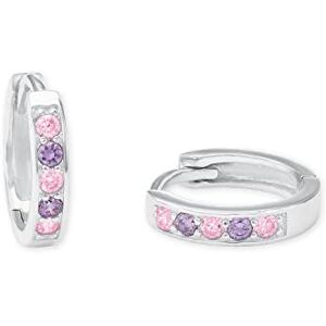 Amor Kinder Ohrringe 925 Silber mit Zirkonia Stein Creole AMR-E0053 Amor Kinder Ohrringe 925 Silber mit Zirkonia Stein Creole AMR-E0053