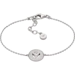 Giorgio Armani Damenarmband aus Sterlingsilber mit Karabinerverschluss Giorgio Armani Damenarmband aus Sterlingsilber mit Karabinerverschluss