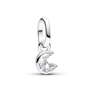 PANDORA ME Funkelnder Mond Mini-Charm-Anhänger aus Sterling Silber mit Zirkonia, Kompatibel ME und Moments Armbändern, 793364C01 PANDORA ME Funkelnder Mond Mini-Charm-Anhänger aus Sterling Silber mit Zirkonia, Kompatibel ME und Moments Armbändern, 793364C01