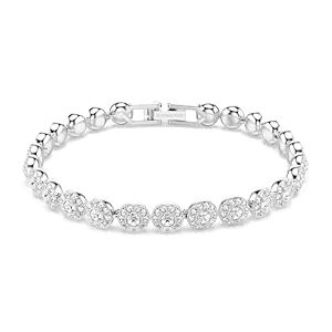 Swarovski Una Angelic Armband, Rund, Weiss, Rhodiniert Swarovski Una Angelic Armband, Rund, Weiss, Rhodiniert