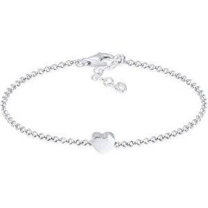 Elli Armband Damen mit Herz Anhänger Basic in 925 Sterling Silber Elli Armband Damen mit Herz Anhänger Basic in 925 Sterling Silber