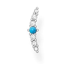 THOMAS SABO Einzel Ohrstecker türkiser Stein 925 Sterling Silber H2182-405-17 THOMAS SABO Einzel Ohrstecker türkiser Stein 925 Sterling Silber H2182-405-17