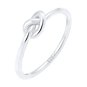 Elli Ring Damen Knoten Zart Filigran in 925 Sterling Silber Elli Ring Damen Knoten Zart Filigran in 925 Sterling Silber