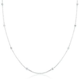 Elli Halskette Damen Solitär mit Kristallen in 925 Sterling Silber Elli Halskette Damen Solitär mit Kristallen in 925 Sterling Silber