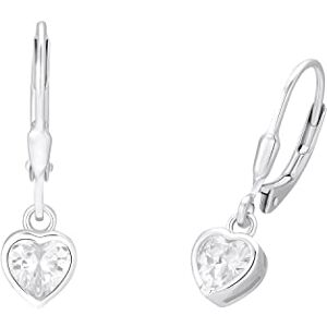 Prinzessin Lillifee Ohrhänger 925 Sterling Silber Mädchen Kinder Ohrschmuck, mit Zirkonia synth., 2,1 cm, Herz, Kommt in Schmuck Geschenk Box Prinzessin Lillifee Ohrhänger 925 Sterling Silber Mädchen Kinder Ohrschmuck, mit Zirkonia synth., 2,1 cm, Herz, Kommt in Schmuck Geschenk Box