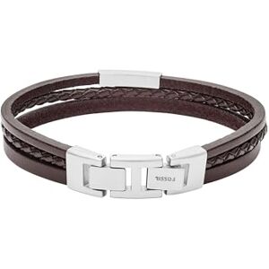 Fossil Armband Für Männer Vintage Casual, Länge: 180mm 195mm Braun Lederarmband, JF03323040 Fossil Armband Für Männer Vintage Casual, Länge: 180mm 195mm Braun Lederarmband, JF03323040