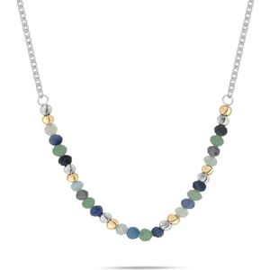 s.Oliver Necklace Elegante Halskette aus poliertem Edelstahl Silber Ankerkette 47 cm wasserfest & hautfreundlich s.Oliver Necklace Elegante Halskette aus poliertem Edelstahl Silber Ankerkette 47 cm wasserfest & hautfreundlich
