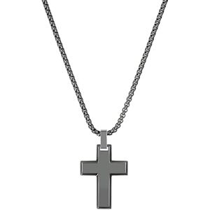 s.Oliver Kette mit Anhänger für Herren, Halsschmuck, Kreuz, Kommt in Schmuck Geschenk Box s.Oliver Kette mit Anhänger für Herren, Halsschmuck, Kreuz, Kommt in Schmuck Geschenk Box