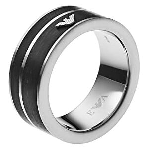 Giorgio Armani Ring Für Männer, 9/10/11/11.5mm Silber Edelstahl Ring, EGS2032040 Giorgio Armani Ring Für Männer, 9/10/11/11.5mm Silber Edelstahl Ring, EGS2032040