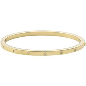 Fossil Armband Für Frauen Sutton, Länge: 61mm X 57mm, Breite: 4mm Gold-Edelstahl-Armband, JF03872710 Fossil Armband Für Frauen Sutton, Länge: 61mm X 57mm, Breite: 4mm Gold-Edelstahl-Armband, JF03872710