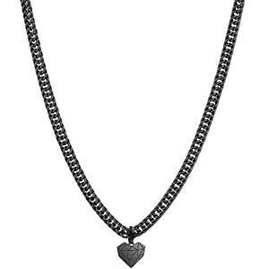 LIEBESKIND Halskette Broken Heart Edelstahl IP Black LIEBESKIND Halskette Broken Heart Edelstahl IP Black