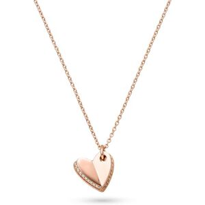 s.Oliver Necklace Elegante Halskette aus poliertem 925er Silber IP Roségold Ankerkette 45 cm wasserfest & hautfreundlich s.Oliver Necklace Elegante Halskette aus poliertem 925er Silber IP Roségold Ankerkette 45 cm wasserfest & hautfreundlich