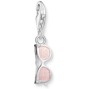 THOMAS SABO Charm-Anhänger Sonnenbrille mit Steinen Silber recycletes 925 Sterlingsilber 2027-041-9 THOMAS SABO Charm-Anhänger Sonnenbrille mit Steinen Silber recycletes 925 Sterlingsilber 2027-041-9