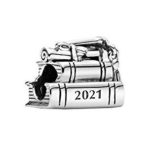PANDORA Schulabschluss 2021 Charm aus Sterlingsilber, Kollektion Passions, 799325C00 PANDORA Schulabschluss 2021 Charm aus Sterlingsilber, Kollektion Passions, 799325C00