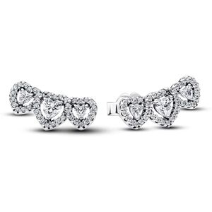 PANDORA Timeless 294411C01 dreifache Halo-Ohrringe PANDORA Timeless 294411C01 dreifache Halo-Ohrringe