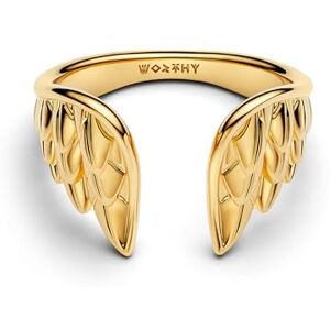 PANDORA Marvel Thor Flügel Offener Ring mit 14K vergoldeter Metalllegierung, Größe: 54, 164222C00-54 PANDORA Marvel Thor Flügel Offener Ring mit 14K vergoldeter Metalllegierung, Größe: 54, 164222C00-54