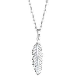 Elli Halskette Damen Feder Anhänger Boho Festival in 925 Sterling Silber Elli Halskette Damen Feder Anhänger Boho Festival in 925 Sterling Silber