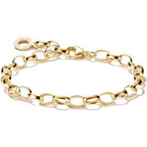 THOMAS SABO Charm-Armband klassisch vergoldet 750 Gelbgold Vergoldung, 925 Sterlingsilber THOMAS SABO Charm-Armband klassisch vergoldet 750 Gelbgold Vergoldung, 925 Sterlingsilber