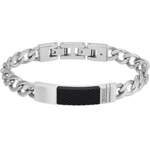 Fossil Armband Für Männer, Länge: 205mm, Breite: 42mm, Höhe: 9mm Silbernes Edelstahlarmband, JF04411040 Fossil Armband Für Männer, Länge: 205mm, Breite: 42mm, Höhe: 9mm Silbernes Edelstahlarmband, JF04411040