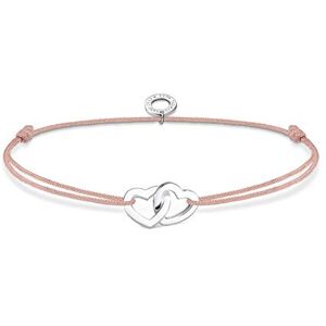 THOMAS SABO Armband Herzen 925 Sterlingsilber, Nylon THOMAS SABO Armband Herzen 925 Sterlingsilber, Nylon