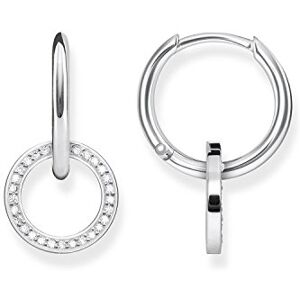 THOMAS SABO Damen Ohrringe Creolen Kreis 925 Sterling Silber CR620-051-14 THOMAS SABO Damen Ohrringe Creolen Kreis 925 Sterling Silber CR620-051-14