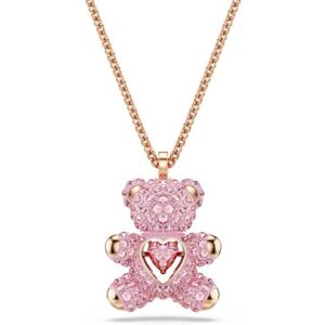 Swarovski Teddy Anhänger, Bär, Rosa, Roségold-Legierungsschicht Swarovski Teddy Anhänger, Bär, Rosa, Roségold-Legierungsschicht