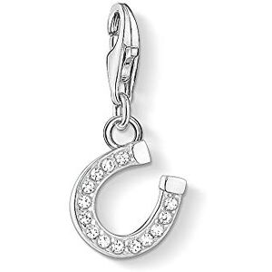 THOMAS SABO Damen Charm-Anhänger Hufeisen Zirkonia Charm Club 925 Sterling Silber 1795-051-14 THOMAS SABO Damen Charm-Anhänger Hufeisen Zirkonia Charm Club 925 Sterling Silber 1795-051-14