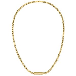Boss Jewelry Gliederhalskette für Herren Kollektion DORAN aus Gelbgold mit einer Gravierten Plakette 1580694 Boss Jewelry Gliederhalskette für Herren Kollektion DORAN aus Gelbgold mit einer Gravierten Plakette 1580694