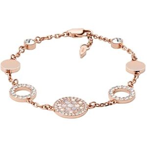 Fossil Armband Für Frauen, 19 Cm + 2,5 Cm Verlängerung Rosa, Rose Gold Perlmutt, Edelstahlarmband, JF01739791 Fossil Armband Für Frauen, 19 Cm + 2,5 Cm Verlängerung Rosa, Rose Gold Perlmutt, Edelstahlarmband, JF01739791