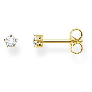 THOMAS SABO Einzel Ohrstecker weißer Stein gold vergoldetes Silber H2135-414-14 THOMAS SABO Einzel Ohrstecker weißer Stein gold vergoldetes Silber H2135-414-14