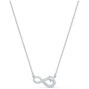 Swarovski Hyperbola Halskette, Unendlichkeit, Weiß, Rhodiniert Swarovski Hyperbola Halskette, Unendlichkeit, Weiß, Rhodiniert