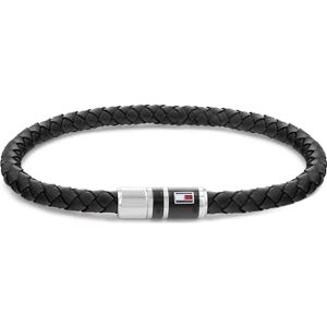 Tommy Hilfiger Jewelry Geflochtenes Lederarmband für Herren Erhältlich aus Schwarz, Blau und Braun Tommy Hilfiger Jewelry Geflochtenes Lederarmband für Herren Erhältlich aus Schwarz, Blau und Braun