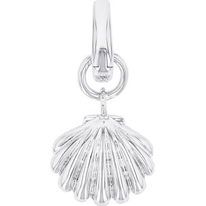 Amor Charm 925 Sterling Silber Damen Charms, 1,9 cm, Silber, Muschel, Kommt in Schmuck Geschenk Box, 2038507 Amor Charm 925 Sterling Silber Damen Charms, 1,9 cm, Silber, Muschel, Kommt in Schmuck Geschenk Box, 2038507
