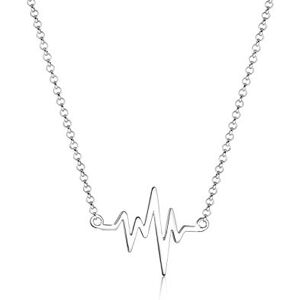 Elli Damen-Halskette Heart Beating Love aus 926er-Sterlingsilber, Silber, 45 Elli Damen-Halskette Heart Beating Love aus 926er-Sterlingsilber, Silber, 45