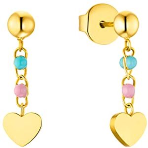 Prinzessin Lillifee Mädchen Kinder Schmuck Herz Edelstahl vergoldet, Kommt in Schmuck Geschenk Box Prinzessin Lillifee Mädchen Kinder Schmuck Herz Edelstahl vergoldet, Kommt in Schmuck Geschenk Box
