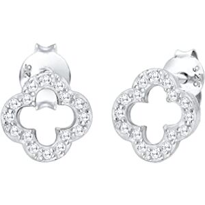 Elli Ohrringe Damen Kleeblatt Glücksbringer mit Zirkonia Kristalle in 925 Sterling Silber Elli Ohrringe Damen Kleeblatt Glücksbringer mit Zirkonia Kristalle in 925 Sterling Silber