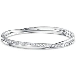 Swarovski Hyperbola Armreif, Weiss, Rhodiniert Swarovski Hyperbola Armreif, Weiss, Rhodiniert