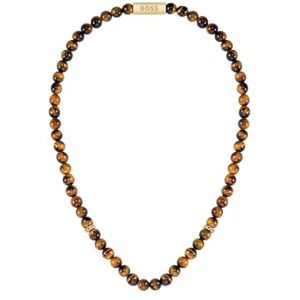 Boss Jewelry Halskette für Herren Kollektion SPHERE STONES Mit Tigerauge Steinen 1580663 Boss Jewelry Halskette für Herren Kollektion SPHERE STONES Mit Tigerauge Steinen 1580663