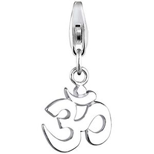 Elli Charm Damen Om Kraftsymbol Talisman in 925 Sterling Silber Elli Charm Damen Om Kraftsymbol Talisman in 925 Sterling Silber