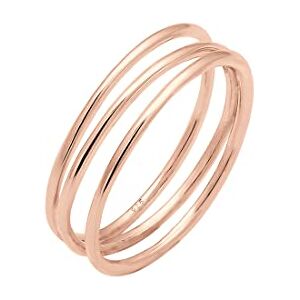 Elli Ring Damen Wickelring Filigran in 925 Sterling Silber rosé vergoldet Elli Ring Damen Wickelring Filigran in 925 Sterling Silber rosé vergoldet