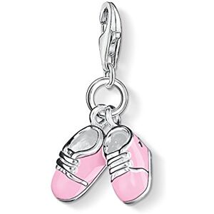 THOMAS SABO Damen Charm-Anhänger Babyschuhe Geburt Charm Club 925 Sterling Silber 0820-007-9 THOMAS SABO Damen Charm-Anhänger Babyschuhe Geburt Charm Club 925 Sterling Silber 0820-007-9