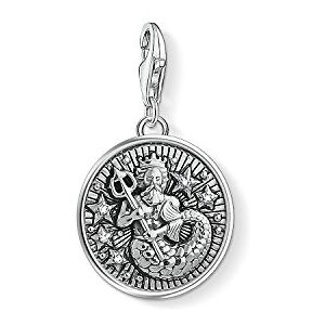 THOMAS SABO Damen Charm-Anhänger Sternzeichen Wassermann Charm Club 925 Sterling Silber 1638-643-21 THOMAS SABO Damen Charm-Anhänger Sternzeichen Wassermann Charm Club 925 Sterling Silber 1638-643-21